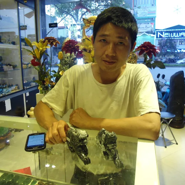Anh Tiến - khách hàng mua tỳ hưu ngọc Phỉ thúy THT37
