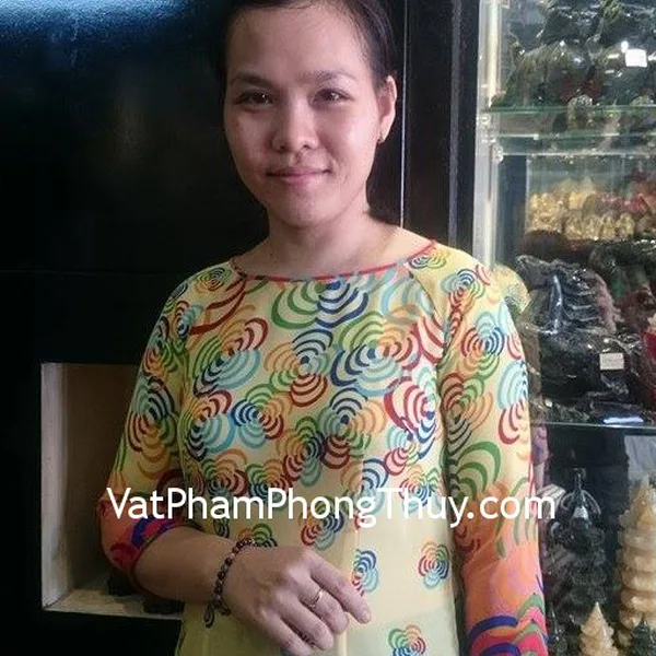 Chị Điệp - Khách hàng  mua Chuỗi ngọc hồng lục bảo S1108