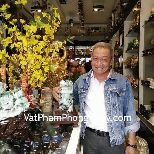 Chú Sáu - khách hàng mua tỳ hưu ngọc phỉ thúy ATH13-1