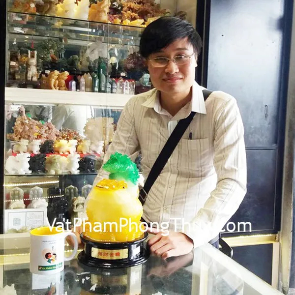 Anh Khánh - khách hàng mua Thiềm thừ ngọc vàng cõng cải xanh G161A