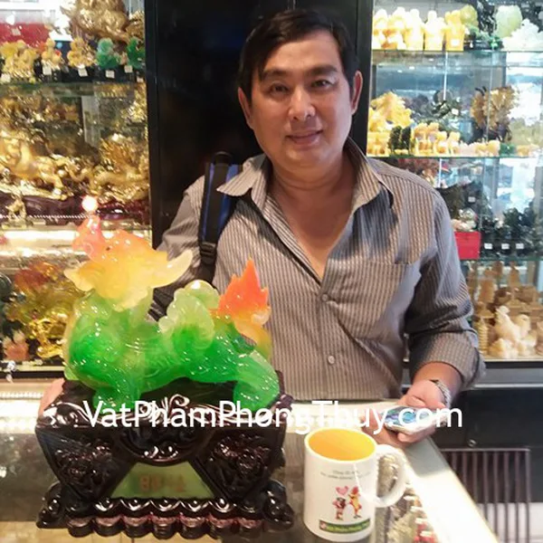 Anh Chương - Khách hàng mua Tỳ hưu xanh đế gỗ H106G