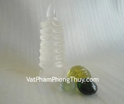 Tháp văn xương bạch ngọc 7 tầng FGM067