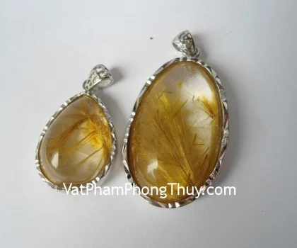 Mặt thạch anh tóc vàng (10g) S866-S3-1200