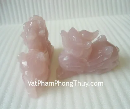 Tỳ hưu thạch anh hồng - 4 tấc M168