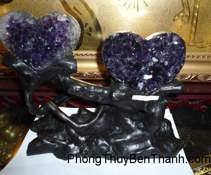 Bông thạch anh tím lớn (tích xanh) H097-S2-20474