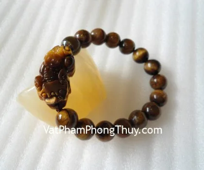 Chuỗi tỳ hưu đá mắt mèo trung S2045