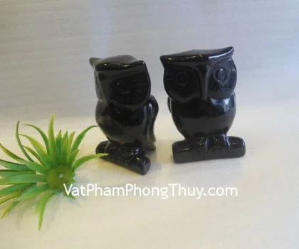 Cú mèo thạch anh trắng FS5018-1