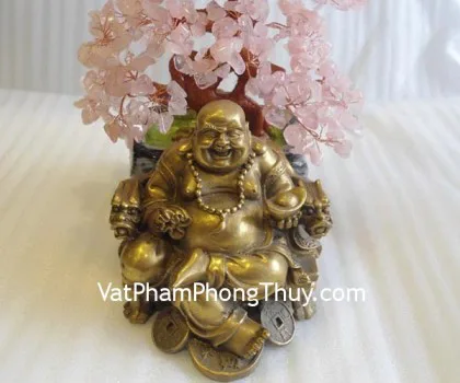 Phật Di Lạc Phỉ Thúy xanh đậm nhỏ S6327