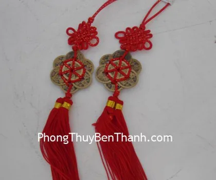 Xâu tiền thắt hoa mai 10 xu CC1129