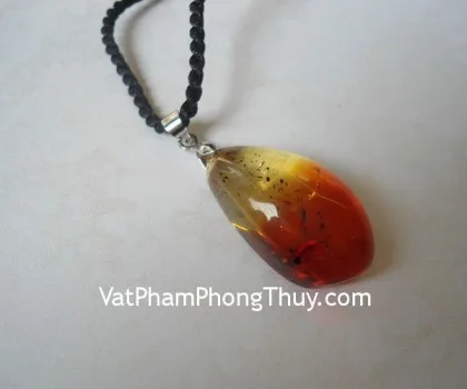Mặt đeo cổ hổ phách Balan chạm khắc Thiềm Thừ A+++(5.71 gr)(GKĐ:8237) S6350-S6-9593