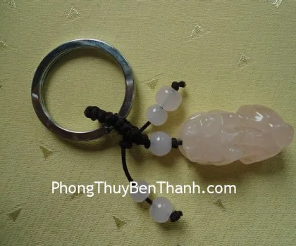 Móc khóa TH thạch anh hồng S661