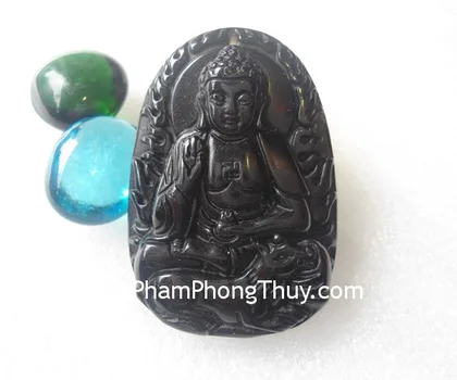 Phật bản mệnh đá mắt mèo nhỏ - Sửu + Dần ( Hư Không Tạng ) S6484-2