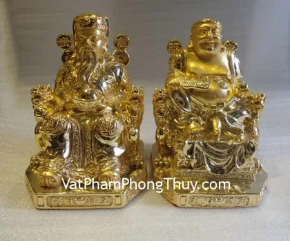 Thần tài thổ địa vàng Y136