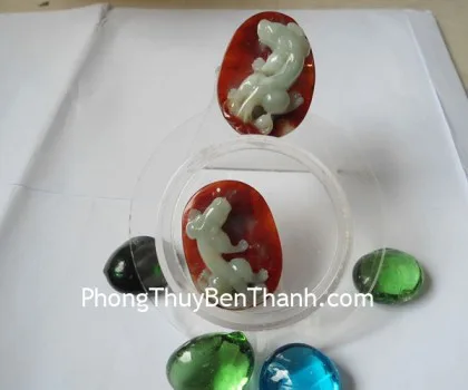 Mặt tỳ hưu PT vân xanh A+++++(29.94gr)(GCN1743) FS6632-F2-11078
