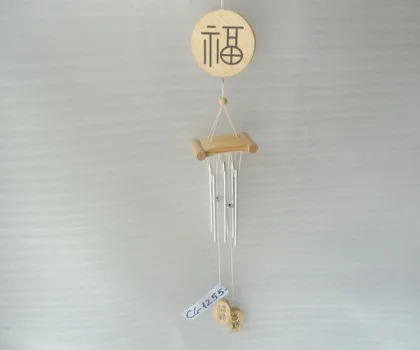 Chuông gió 8 ống - 2gỗ dưới CG1255