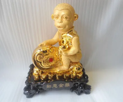 Khỉ phát tài trên như ý - như ý kim hầu FK013M