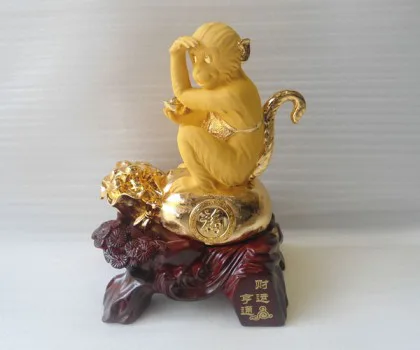 Khỉ cõng đào trên long quy xanh-mãn đới như quy FK002M
