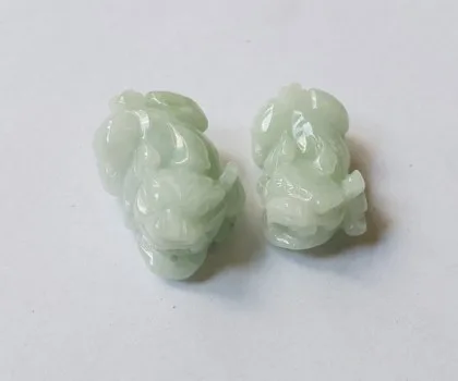 Mặt tỳ hưu PT vân xanh A+++++ (32,8gr)(GCN -1734) FS6632-F2-12136