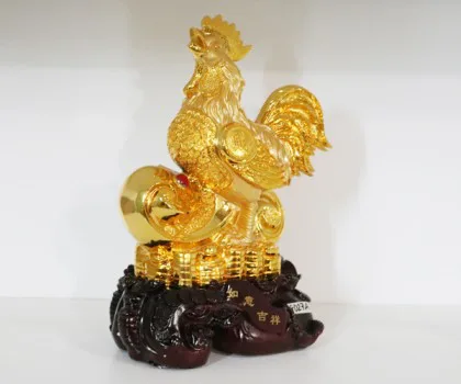 Gà trên như ý tiền - Như ý cát tường G027A