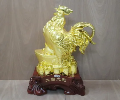 Gà ngân bảo trên đống tiền (khủng) - Đại cát đại lợi FG035A