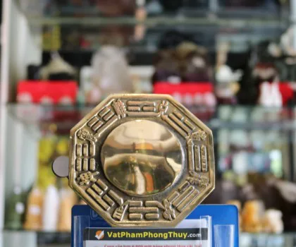 Bát quái đồng lồi nhỏ D226