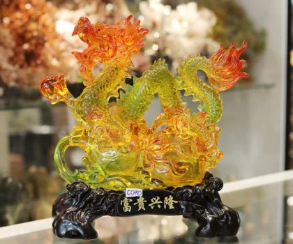 Rồng lưu ly cam trên hồ lô - Phú quý hưng long FC070A
