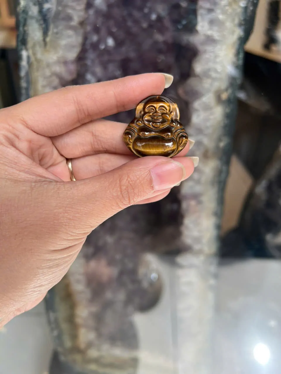 Mặt di lạc mắt mèo trung S6722