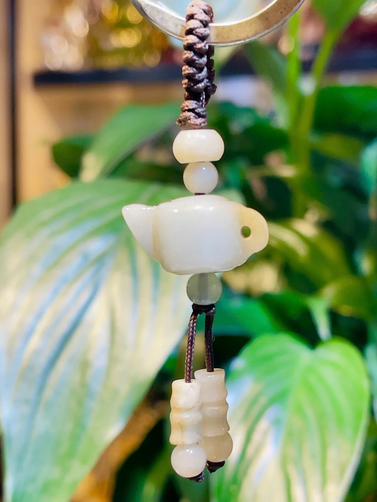 Móc khóa ấm trà đá Miến Điện S077