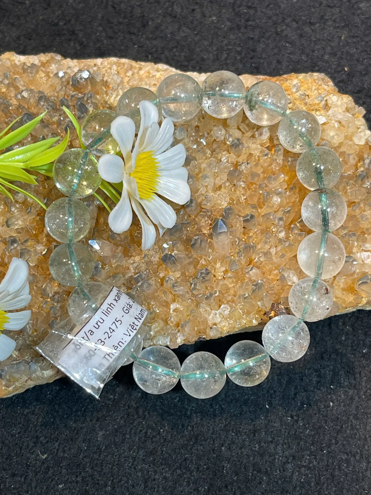 Chuỗi thạch anh ưu linh xanh (36.4g -18 bi) S2060-S3-2475