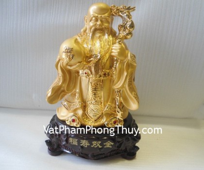 Tam đa phước lộc thọ vàng kim sa lớn - Phước Tinh/Lộc Tinh/Thọ Tinh LN110