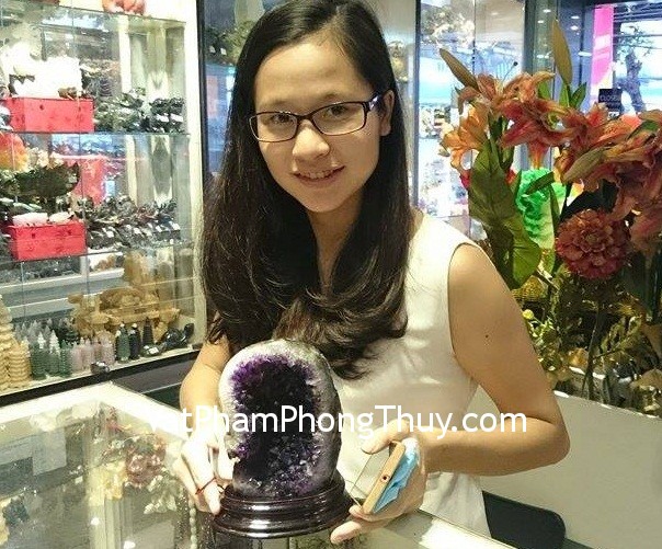 Chị Vân- Khách hàng mua Bông thạch anh tím H089-8949