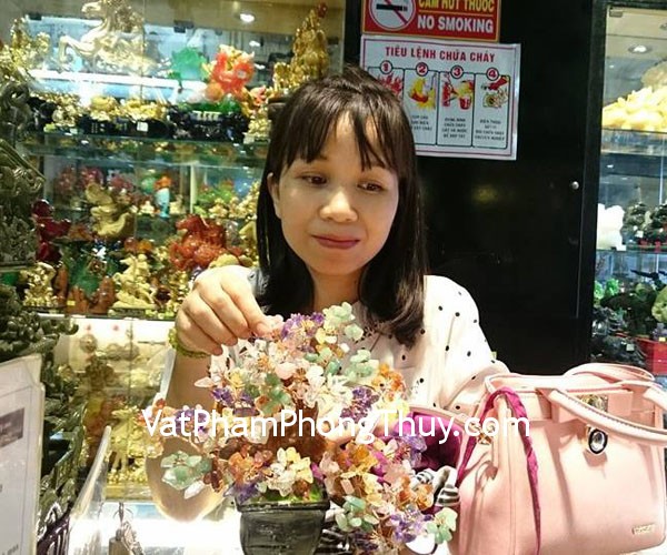 Chị Hương - Khách hàng mua Cây tài lộc 6 màu KC006 và Chuỗi ngọc cẩm lãm S6107-1752