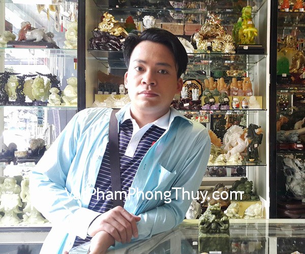 Anh Tài - khách hàng mua ấn rồng lam ngọc H037