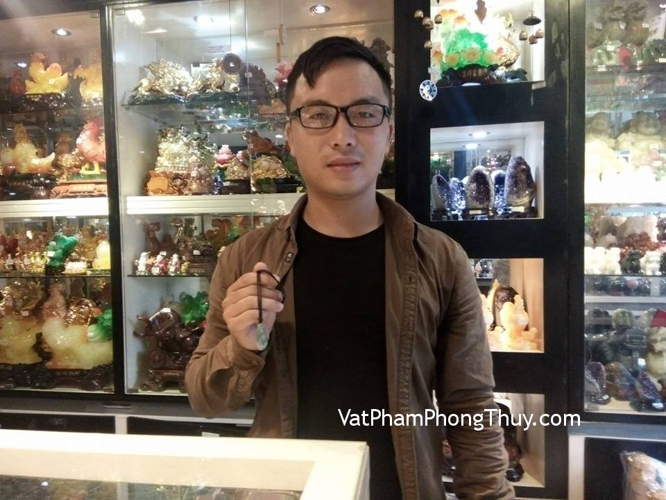 Anh Luận - khách hàng mua mặt mề đay như ý S862 và chuỗi ngọc đông linh bản dẹp S6045
